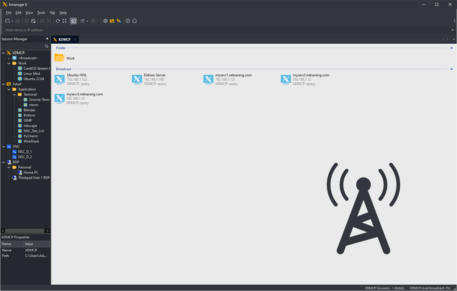 Dynamic host search